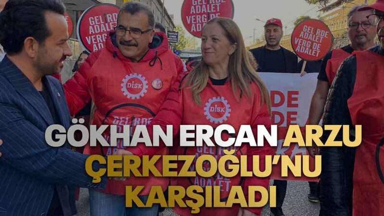 Gökhan Ercan Arzu Çerkezoğlu’nu karşıladı